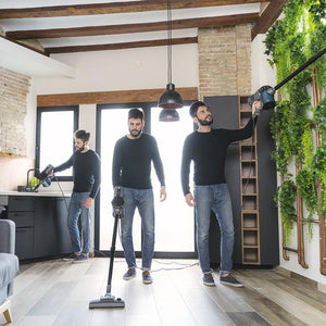 Versatilidad de la aspiradora con cable Cecotec Conga Thunderbrush 560 para diferentes superficies